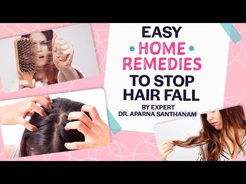WATCH #Health | Easy Home Remedies to STOP Hairfall by Expert Dr. Aparna Santhanam #Women #Remedy #Tips