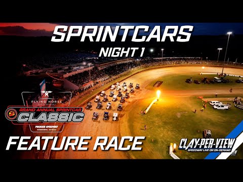 Sprintcars | Grand Annual Sprintcar Classic (Night 1) - Warrnambool - 24th Jan 2025 | Clay-Per-View - dirt track racing video image