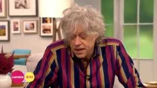 Bob Geldof - first interview since Peaches death - Lorraine 4th July 2014