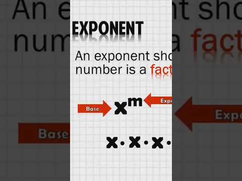 Exponents