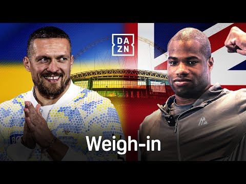 OLEKSANDR USYK VS. DANIEL DUBOIS 2 WEIGH IN LIVESTREAM