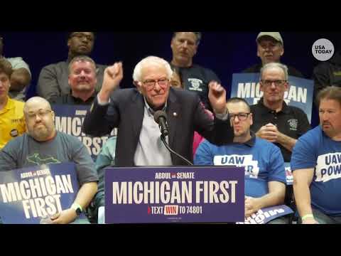 Bernie Sanders says Donald Trump's attacks show 'they <strong>have</strong> nothing to say <strong>about</strong> the real issues'
