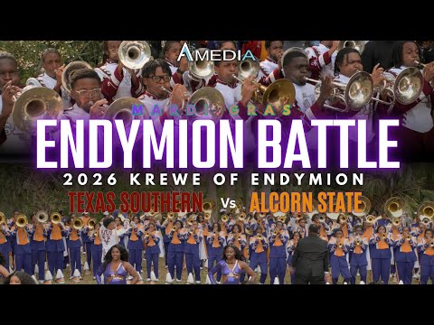 Texas Southern vs Alcorn State - Endymion Line Up Battle | Mardi Gras 2026 | 4K 🔥🎥🎬‼️