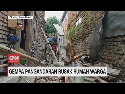 Gempa Pangandaran Rusak Rumah Warga