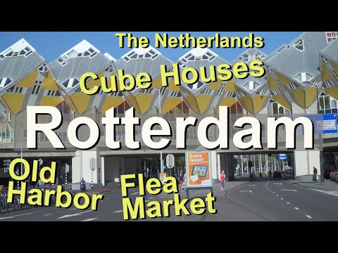 Rotterdam, Blaak Market, Cube Houses, Old Harbor, Netherlands - UCvW8JzztV3k3W8tohjSNRlw