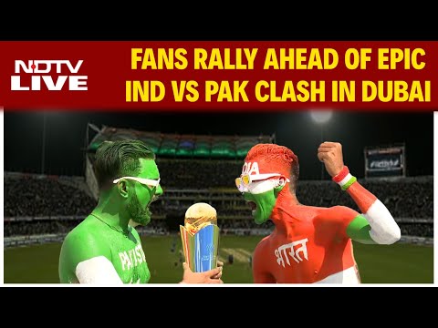 ICC Champions Trophy 2025 | Fans Chant ‘India-India’ Outside Dubai Stadium Before Ind vs Pak Clash