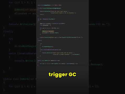 No Garbage Collection in C#