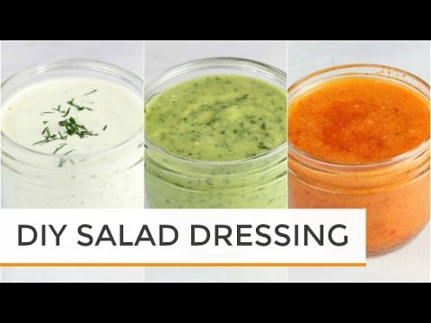 3 Homemade Salad Dressing Recipes | Healthy + Easy - UCj0V0aG4LcdHmdPJ7aTtSCQ