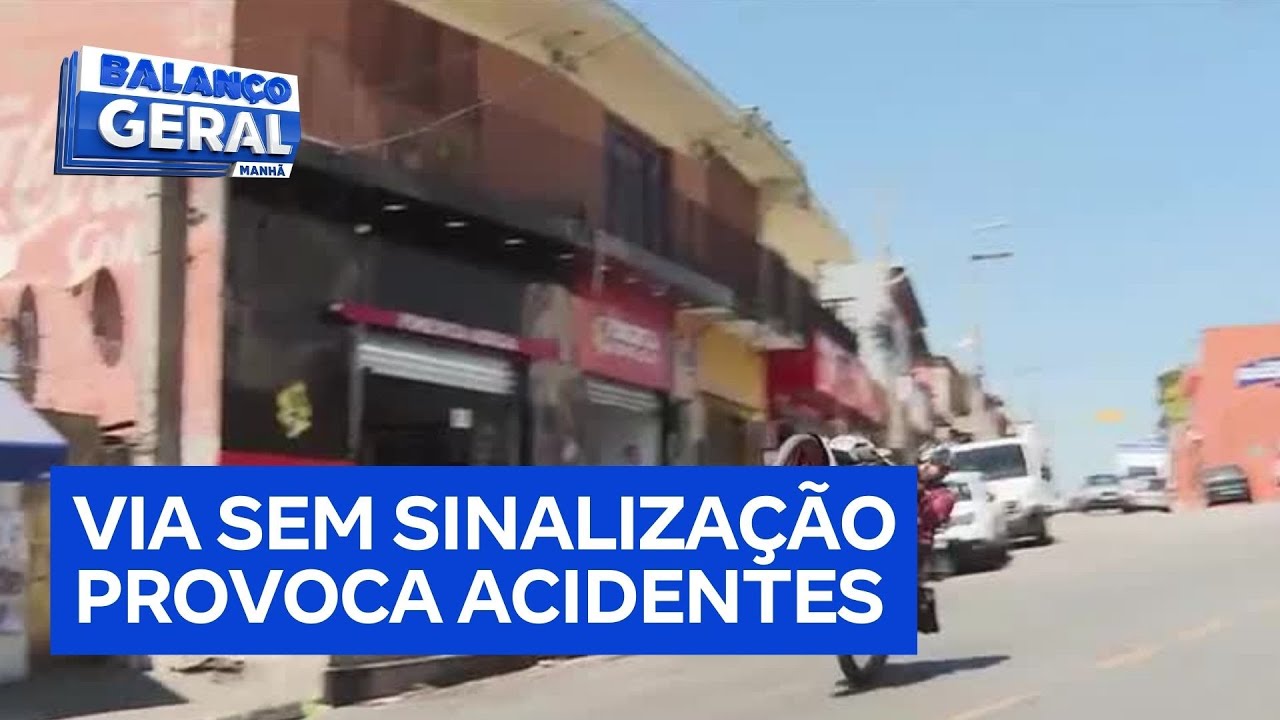 Moradores de Osasco sofrem com acidentes e imprudência em via sem sinalização adequada