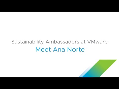 Sustainability Ambassadors at VMware - Olga Specjalska and Ana Norte