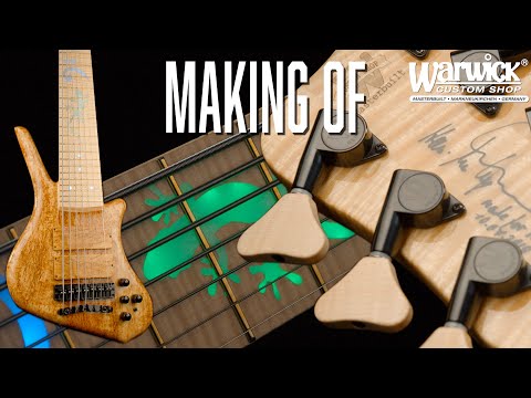 GEKKO LED INLAYS?! MAKING OF - Custom Warwick Dolphin 7-String Bass