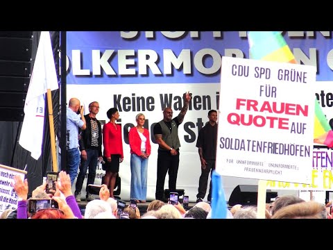 Demo and counter-demonstration in Berlin on September 13, 2025 - Sahra Wagenknecht