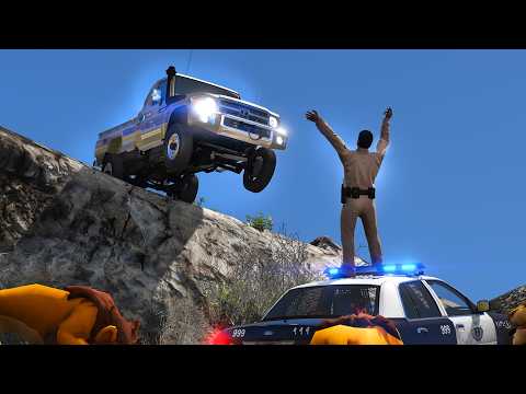 فزعة راعي الشاص الفقير لشرطي تمسخر عليه لأنه راعي شاص لكن يوم شاف فزعته انصدم!! | GTA 5