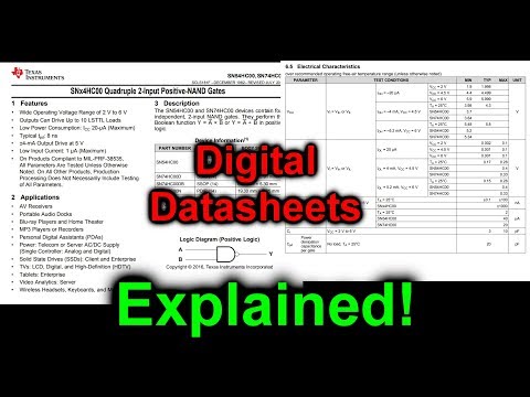 EEVacademy #5 - Digital Logic Datasheets Explained - UC2DjFE7Xf11URZqWBigcVOQ