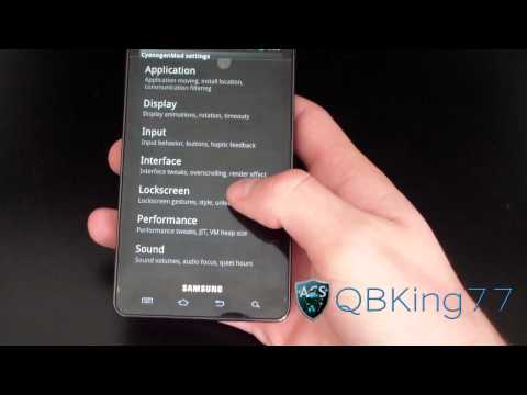 Review of the CyanogenMod 7 Rom on the Samsung Infuse 4G - UCbR6jJpva9VIIAHTse4C3hw