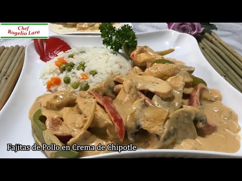 FAJITAS DE POLLO EN CREMA DE CHIPOTLE , RECETA DELICIOSA! - UCKkinZz8CfbX-Hr6zcXOO7Q