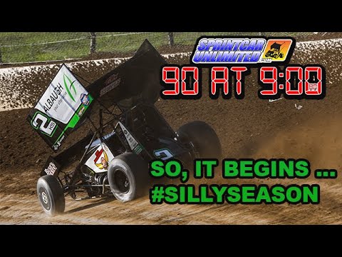 SprintCarUnlimited 90 at 9 for Wednesday, August 14th: It appears Silly Season is ready to kick in - dirt track racing video image