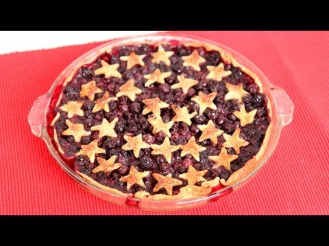 Homemade Blueberry Pie Recipe - Laura Vitale - Laura in the Kitchen Episode 607 - UCNbngWUqL2eqRw12yAwcICg