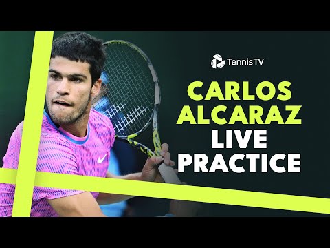 LIVE PRACTICE STREAM: Carlos Alcaraz Hits With Francisco Cerundolo In Miami!