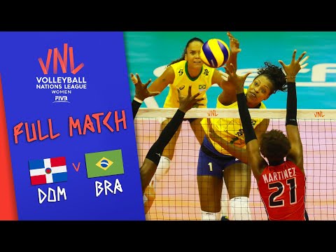 Dominican Republic 🆚 Brazil - Full Match | Women’s Volleyball Nations League 2019