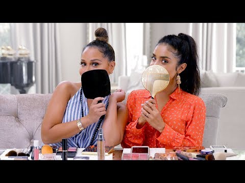 Adrienne Houghton | No Mirror Makeup Challenge ft. Dulce Candy - UCE1FRQFAcRXE5KVp721vo9A