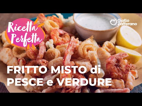 🌊💛 FRITTO MISTO di PESCE e VERDURE - ESPLOSIONE di SAPORI!✨😎