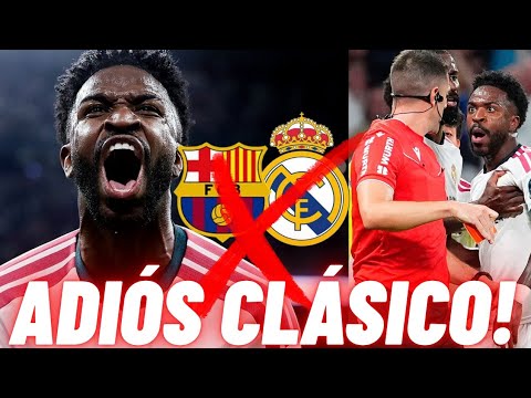 🚨💣 BOMBAZO OFICIAL VINICIUS 🚨✅️ Vinicius se pierde El Clásico <strong>FC</strong> Barcelona vs <strong>Real</strong> Madrid