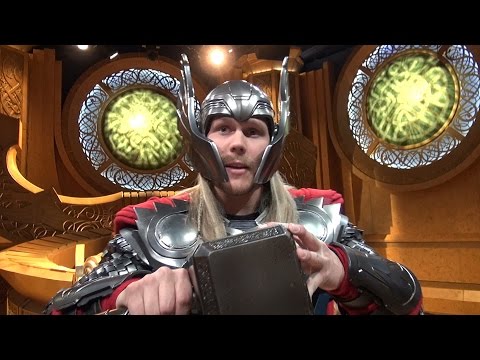 THOR Meet and Greet in Super Hero HQ at Disneyland, Talks Star Wars (& Makes Wookie Noise) - UCe-gHr2O_LP7t0YJYHZQZlg