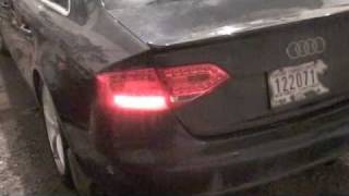 North American Audi B8 A4 reprogrammed to Euro Spec tail lights