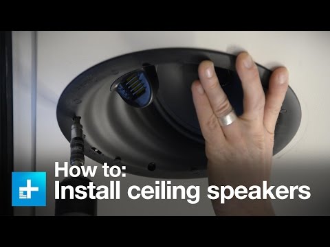 How to install in-ceiling speakers with the Golden ear Invisa HTR 7000 - UC8wXC0ZCfGt3HaVLy_fdTQw