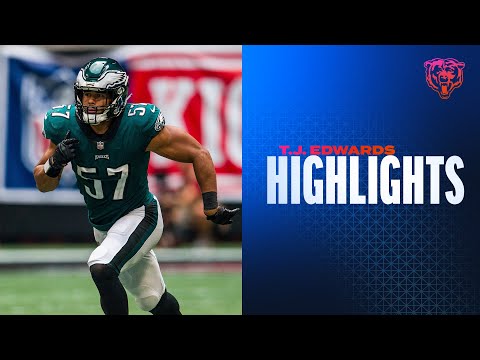 T.J. Edwards' top career NFL plays | Highlights | Chicago Bears video clip
