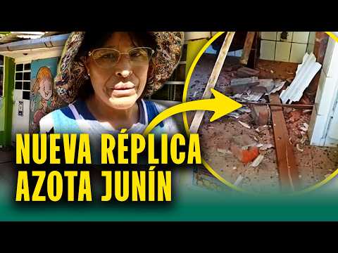 Escombros y colegios en riesgo: Nueva réplica de 3.6 se registra en Junín
