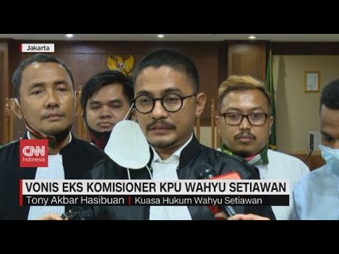 Eks Komisioner KPU Wahyu Setiawan Divonis 6 Tahun Penjara