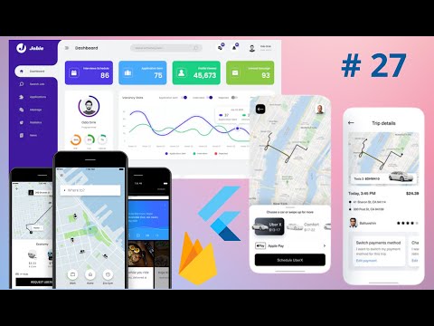 Flutter Ride Sharing Taxi Booking App | UBER Clone with Admin WEB Panel & Push Notification Tutorial