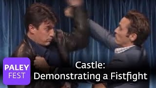 Castle - Fillion, Dever, and Huertas Demonstrate a Fistfight
