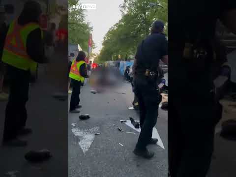 Vehicle hits crowd in Vancouver