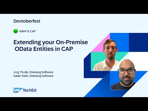 Extending your On-Premise OData Entities in CAP