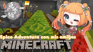 【#VtuberEspañol】Jugando con mi amiga: Una aventura épica en #Minecraft