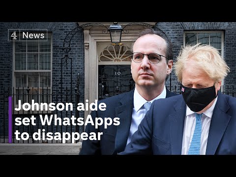 Covid Inquiry: Martin Reynolds used ‘disappearing’ messages with Boris Johnson on WhatsApp
