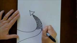 how to draw a dragon tail