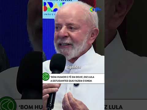 PRESIDENTE LULA MANDA MENSAGEM A ALUNOS QUE FARÃO ENEM | #Lula #Enem2024 #educacao #governofederal