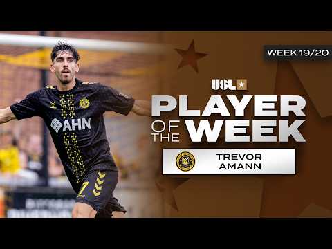 Week 19/20 Player of the Week: Trevor Amann | USL Championship