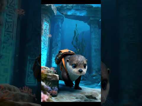 Seal Discovers a Glowing Gem in the Ancient Ruins 💎🦭 #Shorts