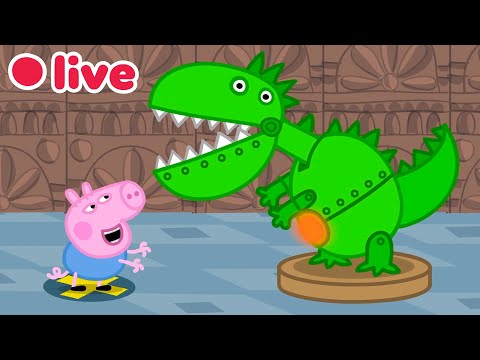 🔴 LIVE! George Pig's MOST Iconic Moments 🦖💙 Peppa Pig FULL EPISODES | Kids Cartoons (With Captions)