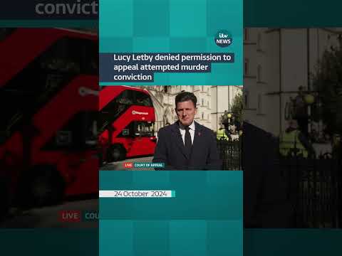 Lucy Letby denied permission to appeal attempted murder conviction#itvnews #shorts