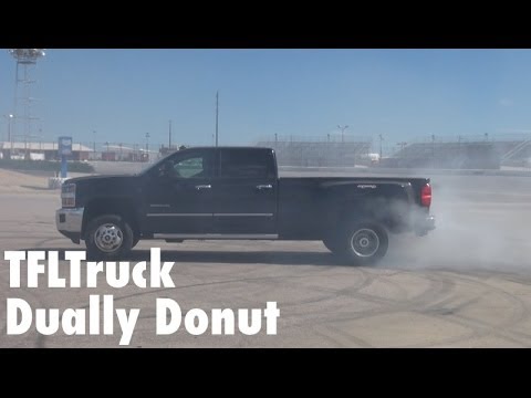 2015 Chevy Silverado 3500 Heavy Duty tire-shredding Dually Donut - UCO-85LYfB61OP4SRAgpfncw