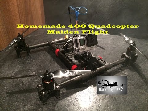 Homemade 400 Quadcopter Maiden Flight - UCzSCiec0E6vtKIE1i8Uxh6Q