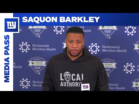 Saquon Barkley Talks 2021 Season | New York Giants video clip