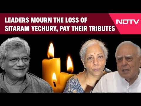 Sitaram Yechury News | Leaders Mourn The Loss Of Sitaram Yechury, Pay Their Tributes