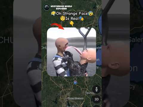 📍🌏Oh I Found Very Strange Face In Google Map? #shorts #trending #map #mysteriousworldexplorer